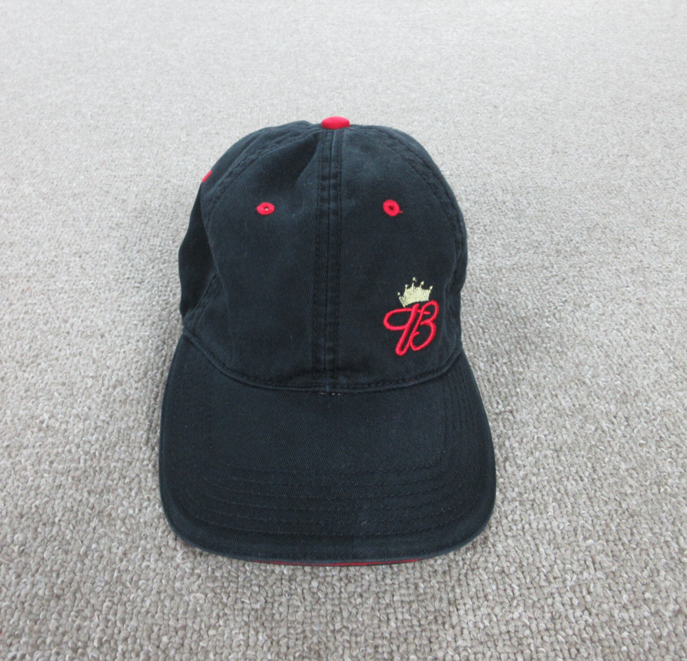 Budweiser Hat Cap Mens Black Embroidered Adjustable Back